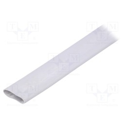 1 pcs x FIX&FASTEN - SRT16 - Insulating tube, silicone, light grey, -30÷200°C, Øint: 16mm, L: 1m