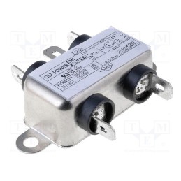 1 pcs x QLT POWER - FYK01T1 - Filter: anti-interference, 250VAC, Cx: 100nF, Cy: 3.3nF, 3.7mH