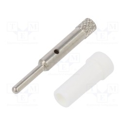 2 pcs x SCHu00dcTZINGER - EPB 6053 NI / WS - Socket, 2mm banana, 10A, 70VDC, 24.5mm, white, on panel, insulated