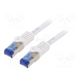 1 pcs x LOGILINK - C6A061S - Patch cord, S/FTP, 6a, stranded, Cu, LSZH, white, 3m, 26AWG, -20÷75°C