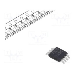 1 pcs x TEXAS INSTRUMENTS - LP3982IMMX-2.82/NOPB - IC: voltage regulator, LDO,fixed, 2.82V, 300mA, VSSOP8, SMD, ±3%