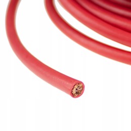 Battery positive cable, red, thick, 7 5mm mb, ATV Quad Buggy