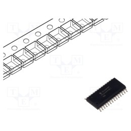 1 pcs x TEXAS INSTRUMENTS - MAX3243EIDWR - IC: interface, receiver,line driver, RS232, 500kbps, SOIC28