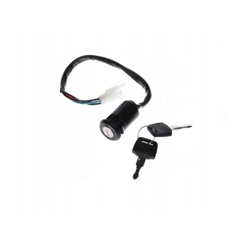 Ignition switch 2 positions 4 pins male Kinroad ATV 200