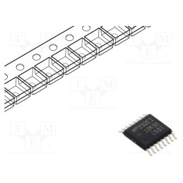 1 pcs x TEXAS INSTRUMENTS - MAX3232EIPWR - IC: interface, transceiver, full duplex,RS232, 250kbps, TSSOP16