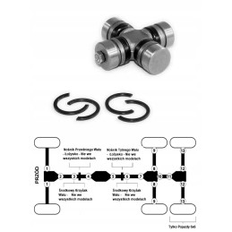 Shaft crosshead suzuki lt f 300 500 king quad vinson