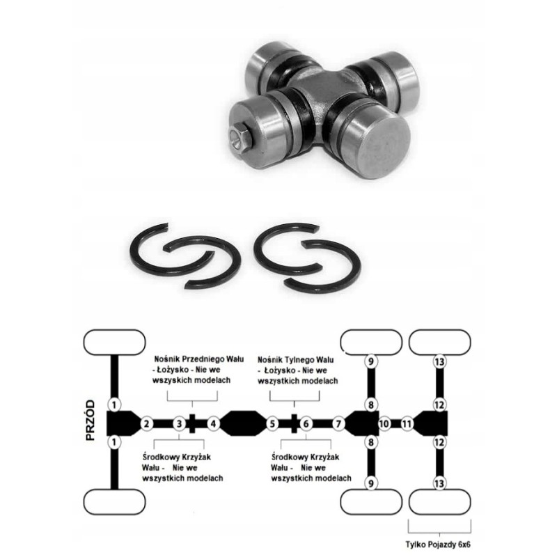 Shaft crosshead suzuki lt f 300 500 king quad vinson