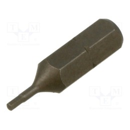 1 pcs x KING TONY - 102515H - Screwdriver bit, hex key, HEX 1,5mm, Overall len: 25mm