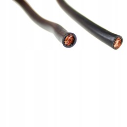 Battery negative ground cable, black, thick, 7-5 mm, price per meter