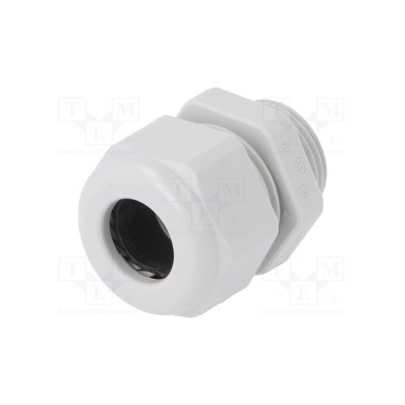 1 pcs x HUMMEL - 1.219.2000.50 - Cable gland, M20, 1.5, IP68, polyamide, grey, UL94V-0, HSK-K
