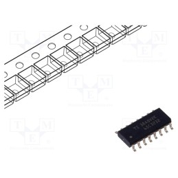 1 pcs x TEXAS INSTRUMENTS - SN65C3232DR - IC: interface, receiver,line driver, RS232, 1000kbps, SOIC16