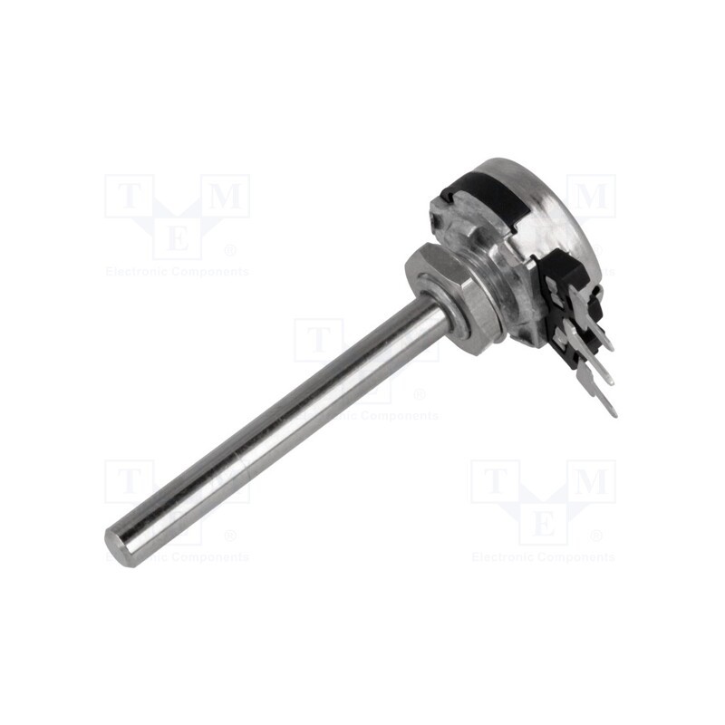 1 pcs x PIHER - T16SH-M04N102A2020MTA - Potentiometer: shaft, single turn, 1kΩ, 200mW, THT, 4mm, metal, mono