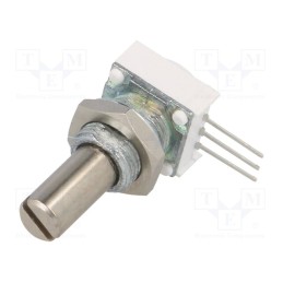 1 pcs x VISHAY - 14910F0GJSX10252KA - Potentiometer: shaft, single turn, 2.5kΩ, 1W, ±10%, 6.35mm, THT