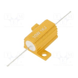 1 pcs x SR PASSIVES - AHP10W-1KJ - Resistor: wire-wound, with heatsink, 1kΩ, 10W, ±5%, 30ppm/°C