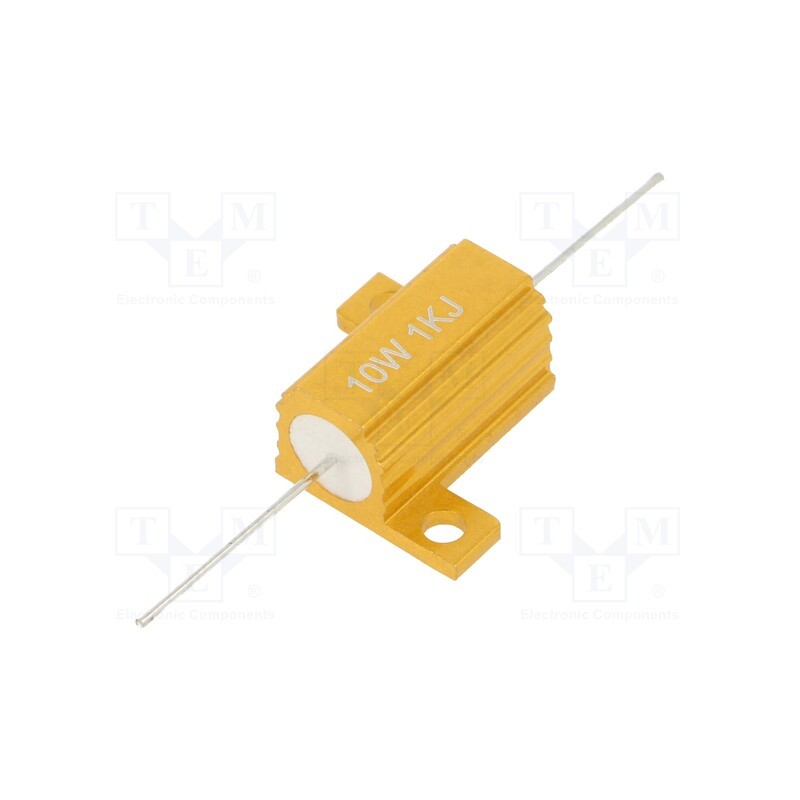 1 pcs x SR PASSIVES - AHP10W-1KJ - Resistor: wire-wound, with heatsink, 1kΩ, 10W, ±5%, 30ppm/°C