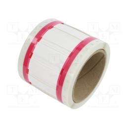 10 pcs x TE Connectivity - 3979470001 - Heat shrink markers, 50mm, white, AM6310,T208M,T312M