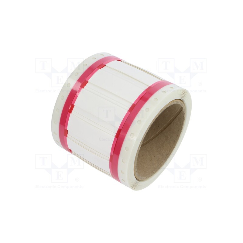 10 pcs x TE Connectivity - 3979470001 - Heat shrink markers, 50mm, white, AM6310,T208M,T312M