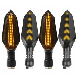 LED turn signals dynamic floating DRL stop