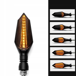 LED turn signals dynamic floating DRL stop