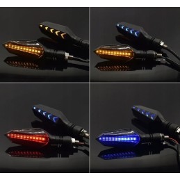 LED turn signals dynamic floating DRL stop