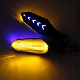 LED turn signals dynamic floating DRL stop