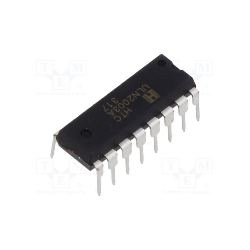 1 pcs x TAEJIN TECHNOLOGY / HTC Korea - ULN2003AN - IC: driver, darlington,transistor array, DIP16, 0.5A, 50V, Ch: 7