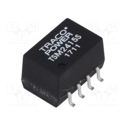 1 pcs x TRACO POWER - TSM 2415S - Converter: DC/DC, 1W, Uin: 21.6÷26.4V, Uout: 15VDC, Iout: 65mA, SMD
