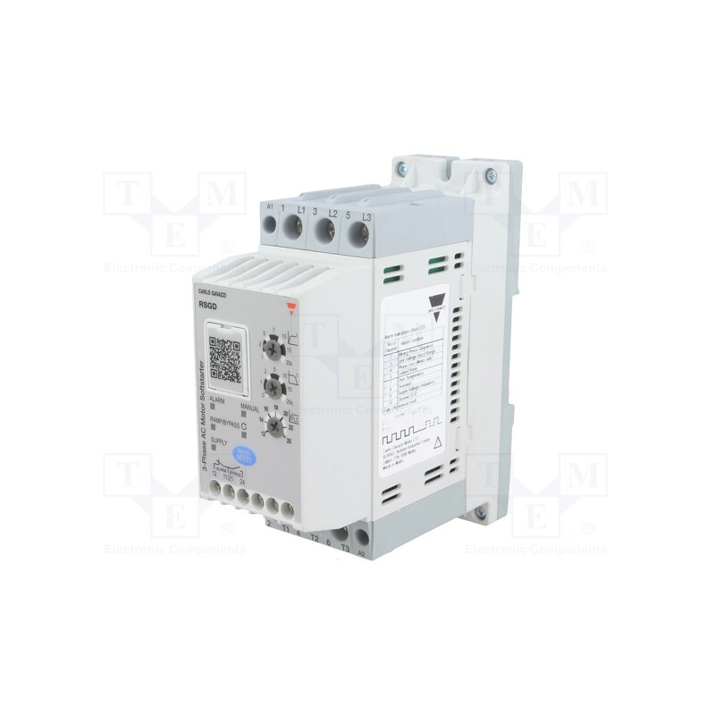 1 pcs x CARLO GAVAZZI - RSGD4025E0VD200 - Module: soft-start, Usup: 220÷400VAC, Ucntrl: 110÷400VAC, 11kW