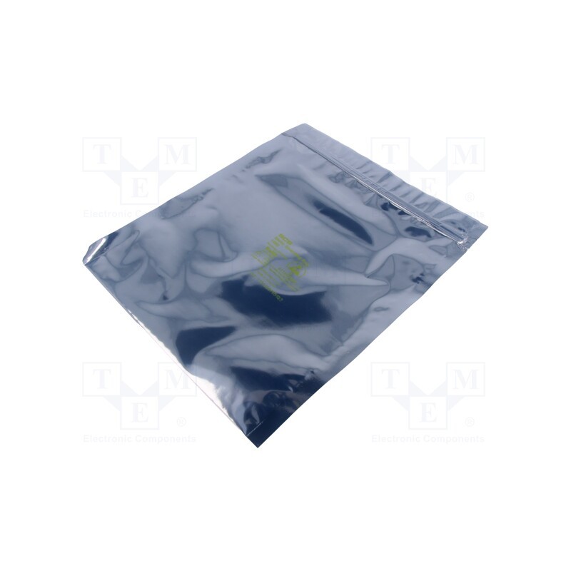 5 pcs x DESCO EUROPE - 300810 - Protection bag, ESD, L: 255mm, W: 200mm, Thk: 71um