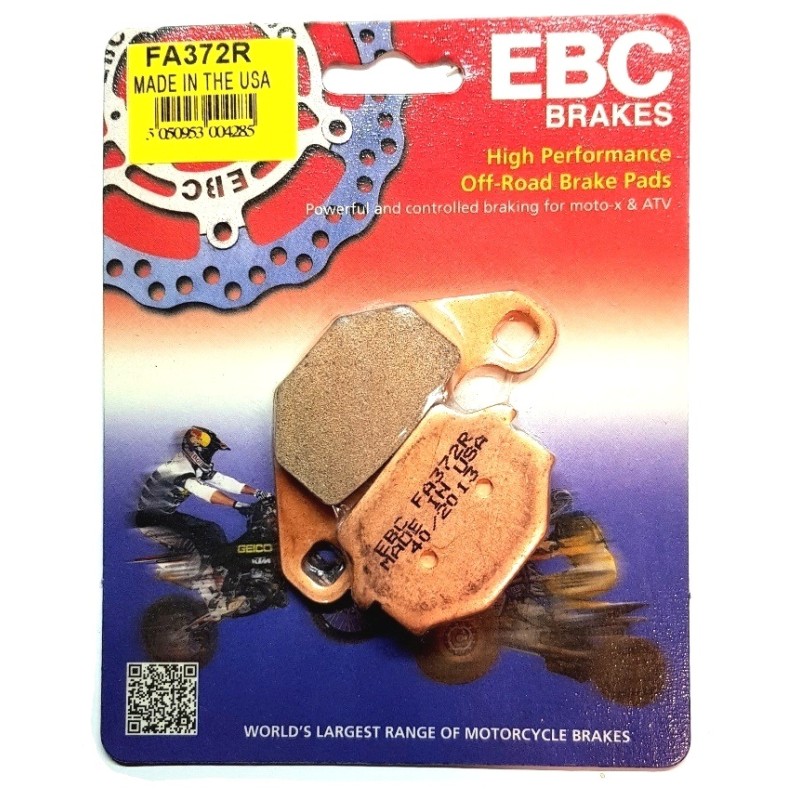 Rear brake pads for suzuki lta lt a 500 vinson