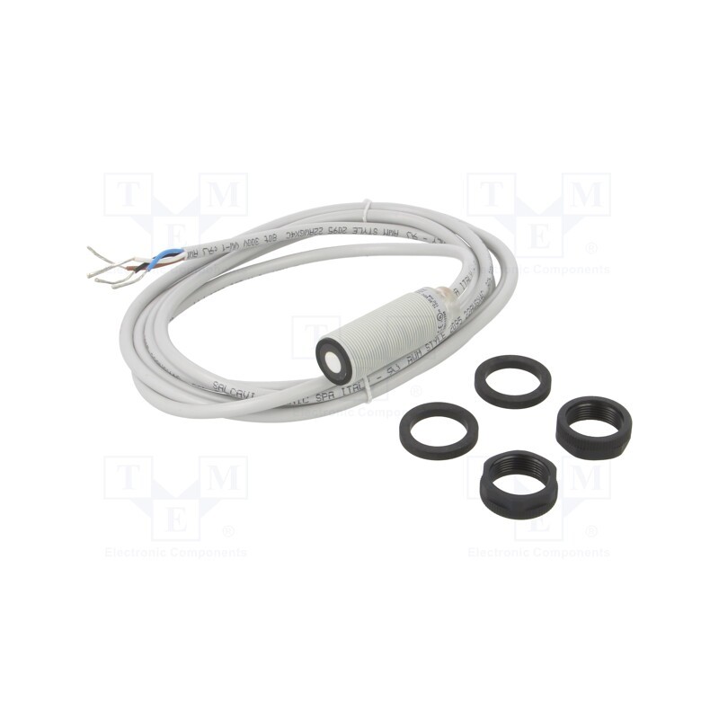 1 pcs x CARLO GAVAZZI - UA18CSD03PPTI - Sensor: ultrasonic, Range: 40÷300mm, PNP / NO / NC, Usup: 10÷30VDC