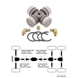 Cross shaft joint Kawasaki KVF 300 400 Prairie