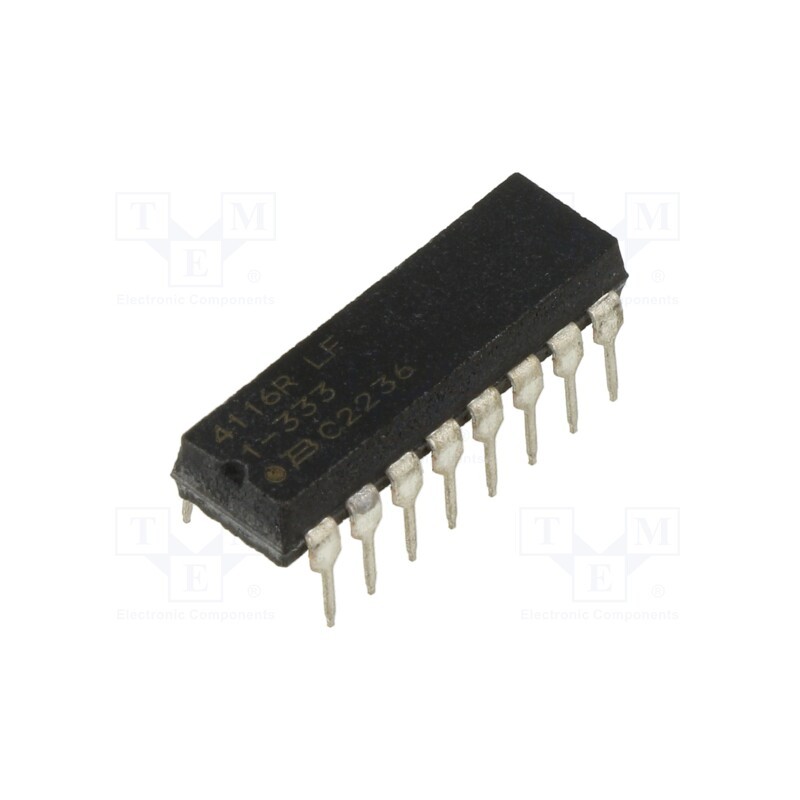 1 pcs x BOURNS - 4116R-1-333LF - Resistor network: Y, THT, 33kΩ, ±2%, 0.28W, No.of resistors: 8