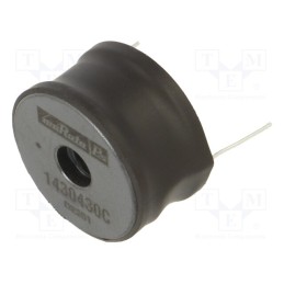 1 pcs x MURATA - 1430430C - Inductor: wire, THT, 300uH, 3A, 140mΩ, ±15%, Ø24.4x14mm, vertical