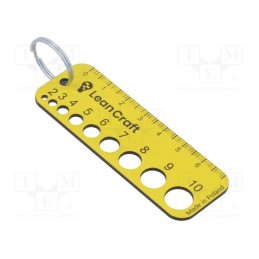 1 pcs x LeanCraft - ZNACZ-KLUCZ-80X30-Y - Keys, Bag: tag