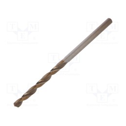10 pcs x ALPEN-MAYKESTAG - 62600250100 - Drill bit, for metal, Ø: 2.5mm, L: 57mm, Working part len: 30mm