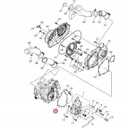 Alternator gasket yamaha grizzly 700 2016 2018