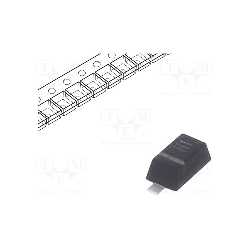10 pcs x TAIWAN SEMICONDUCTOR - BAV19W RHG - Diode: switching, SMD, 120V, 200mA, 50ns, SOD123F, Ufmax: 1.25V