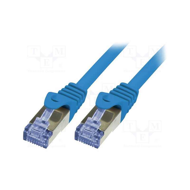 1 pcs x LOGILINK - CQ3036S - Patch cord, S/FTP, 6a, stranded, Cu, LSZH, blue, 1m, 26AWG