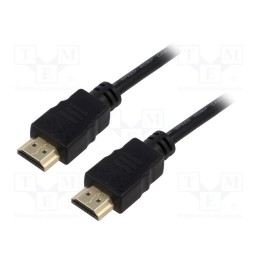 1 pcs x Goobay - 60626 - Cable, HDCP 2.2,HDMI 2.0, HDMI plug,both sides, 10m, black, 30AWG