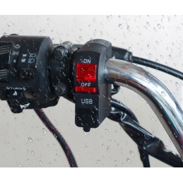 Switch switch charger motorcycle led usb 2a