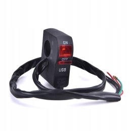 Switch on and off charger quad led usb 2a