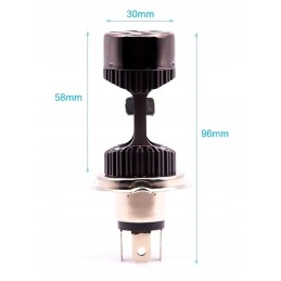 LED bulb h4 hs1 3200 lm motor scooter motorcycle