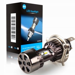 LED bulb h4 hs1 3200 lm motor scooter motorcycle