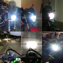 LED bulb h4 hs1 3200 lm motor scooter motorcycle