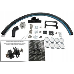 Can am outlander g2 radiator cover kit relocator 500 650 800 850 1000 neo