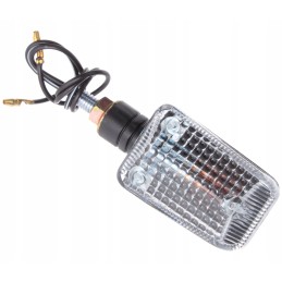 Turn signal indicators, white, quad atv, 2 pcs