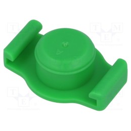 2 pcs x FISNAR - 8001036 - Syringe plug, 10ml, green, for syringes, silicone free, QuantX