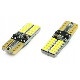 T10 W5W bulb white 24 LED board lighting