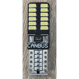 T10 W5W bulb white 24 LED board lighting